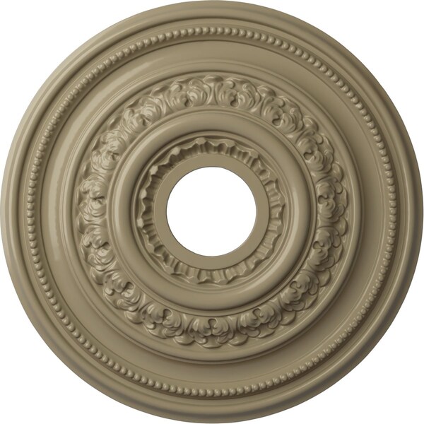 Ekena Millwork Orleans Ceiling Medallion (Fits Canopies up to 4 5/8"), 17 5/8"OD X 3 5/8"ID X 1 7/8"P, Gobi Desert CM17OLGDF - main